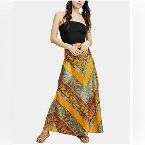 Free People Maxi Skirt - Hawaii Honey